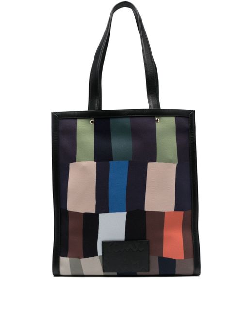 Paul Smith patchwork-design tote bag