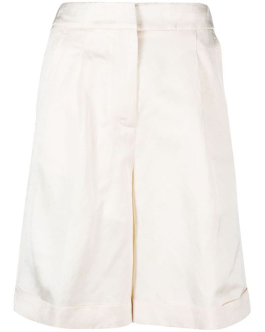 Peserico high-waisted tailored shorts