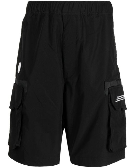 Aape By *A Bathing Ape® text-print track shorts