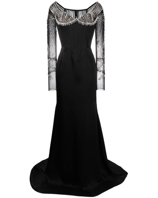Cristina Savulescu Noble Venus crystal-embellished gown