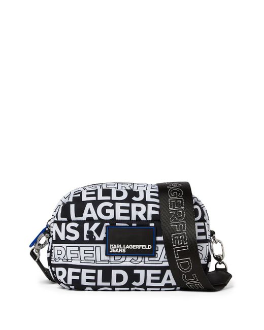 Karl Lagerfeld Jeans logo-print padded shoulder bag