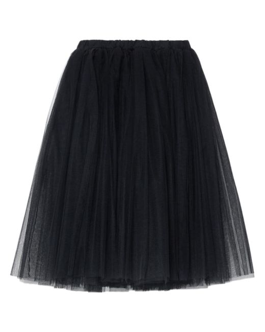 Comme Des Garcons Black tutu high-waisted midi skirt