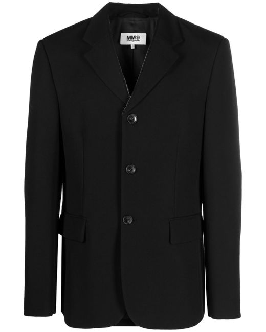 Mm6 Maison Margiela contrasting-stitch detail suit jacket