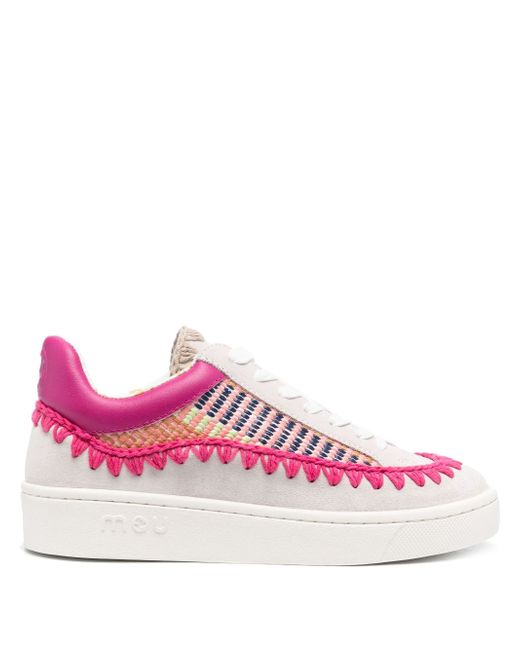 Mou Schuhe stitch-embellished sneakers