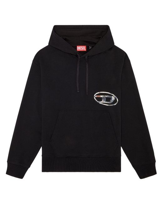 Diesel logo-print hoodie