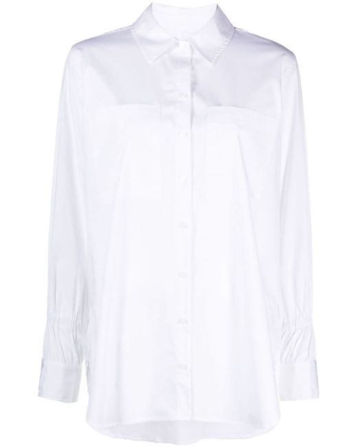 Dkny spread-collar button-up shirt