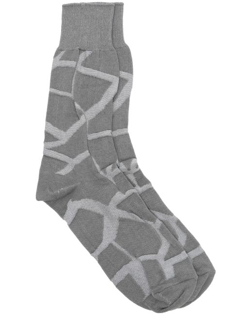 Issey Miyake jacquard socks