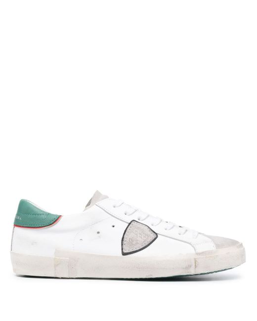 Philippe Model PRSX leather low-top sneakers