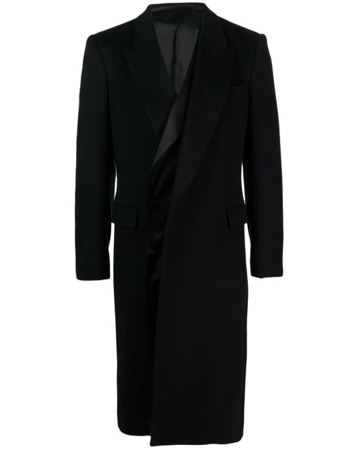 Alexander McQueen layered single-breasted coat