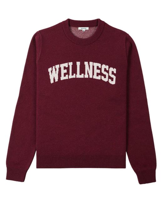 Sporty & Rich Wellness Ivy logo-print jumper