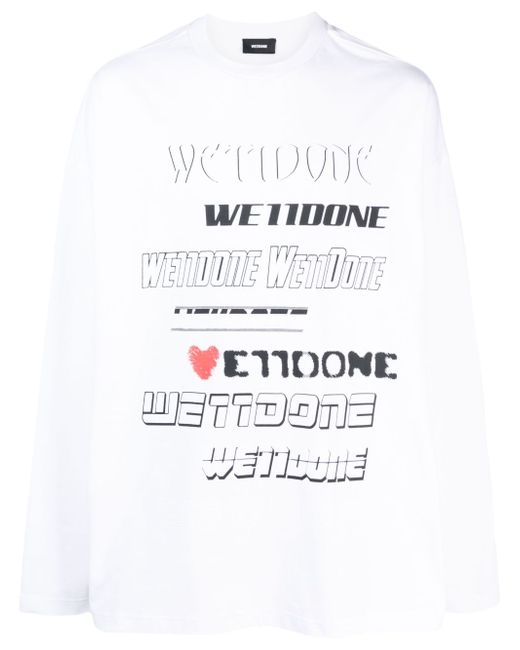 We11done logo-print sweatshirt