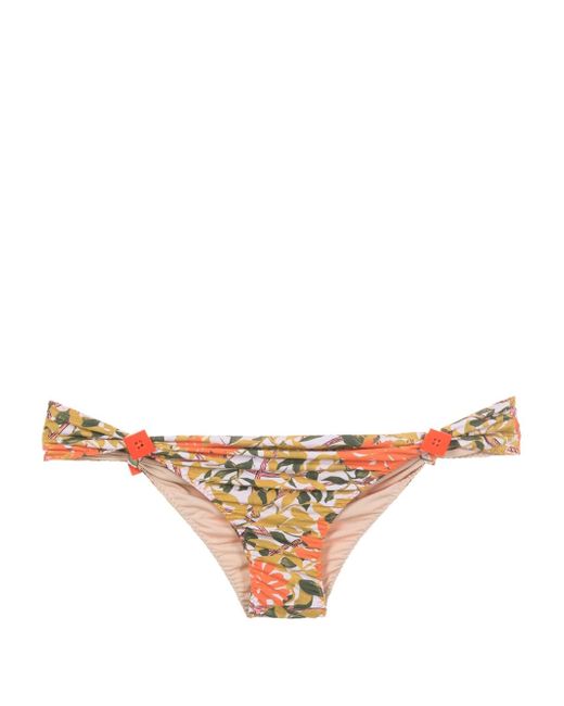 Clube Bossa Rings floral-print bikini bottoms