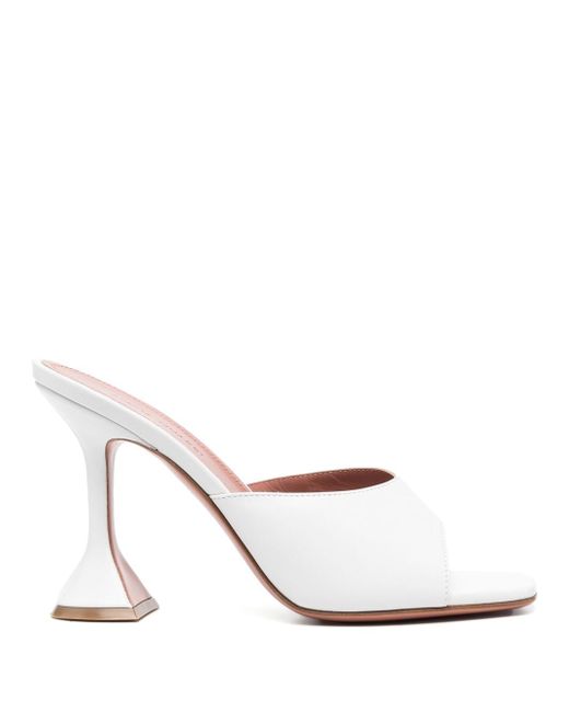 Amina Muaddi square-toe 110mm heeled sandals
