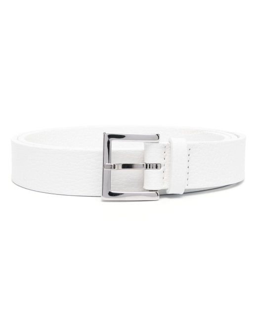 Orciani grained leather belt