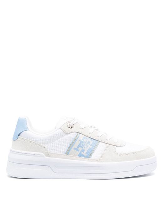 Tommy Hilfiger panelled leather sneakers
