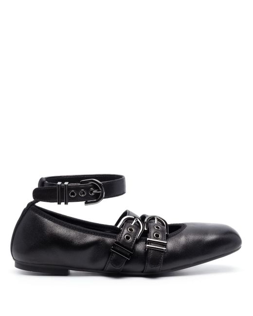 Stuart Weitzman Maverick leather ballerina shoes