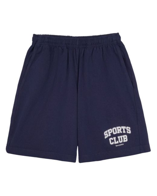 Sporty & Rich logo-print shorts