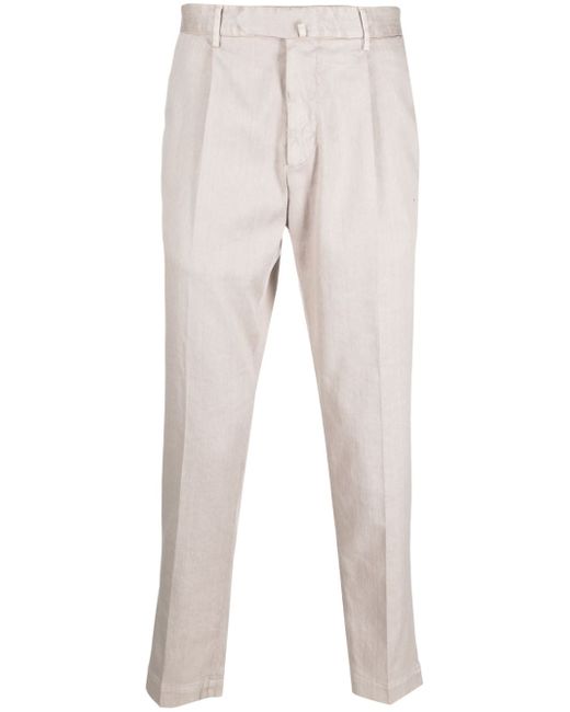 Dell'oglio straight-leg box-pleat trousers