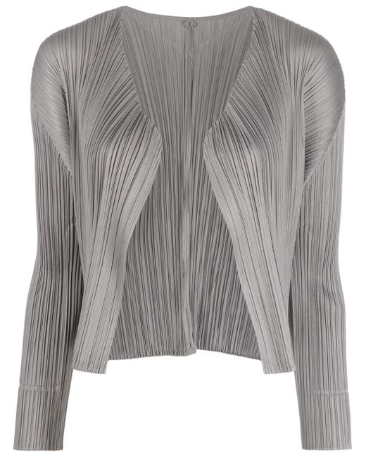 Pleats Please By Issey Miyake Monthly Colours May plissé cardigan