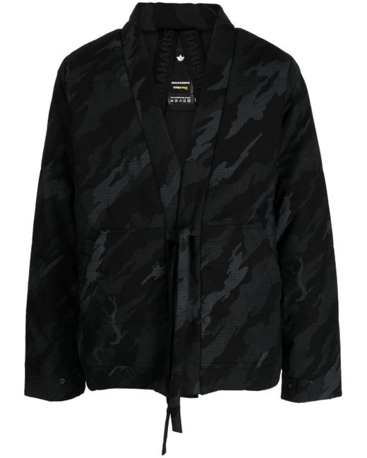 Maharishi Bonsai Forest-print padded jacket