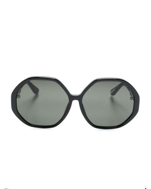 Linda Farrow round-frame tinted sunglasses