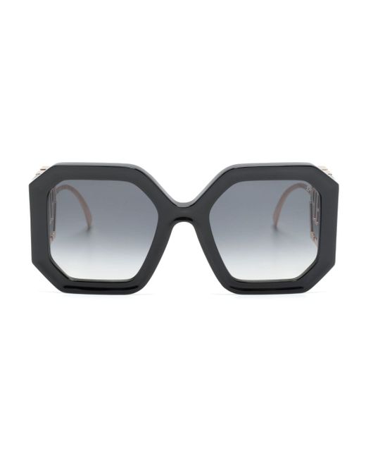 Philipp Plein Eyewear logo-lettering tinted sunglasses