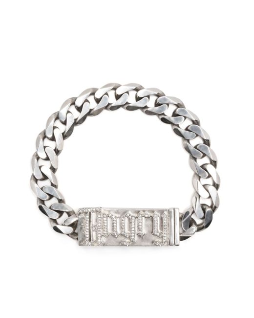 Natasha Zinko Angry Stamp chain-link bracelet