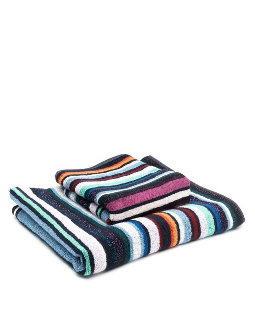Missoni Home striped cotton-blend bath towel