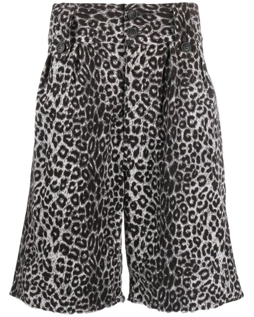 Visvim Coronel leopard-print shorts