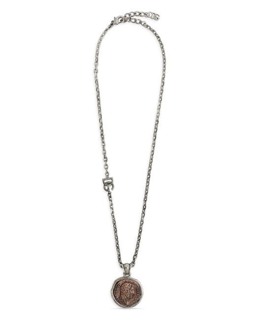 Dolce & Gabbana circular-pendant necklace