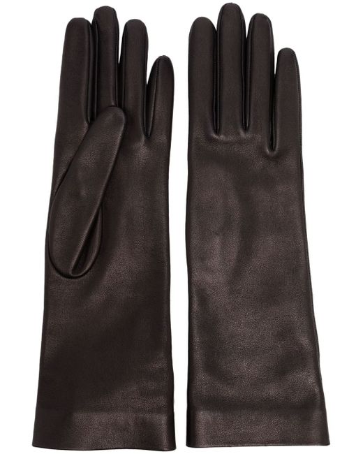 Saint Laurent full-finger design leather gloves