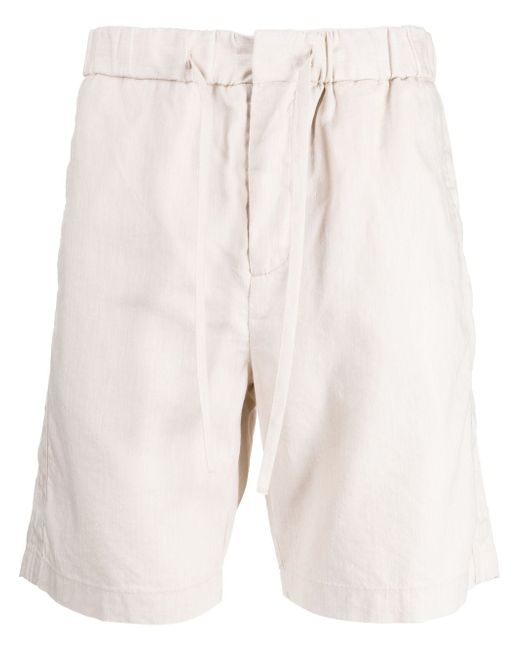 Frescobol Carioca Felipe linen-cotton drawstring shorts
