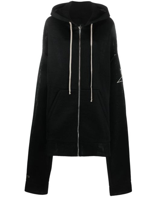 Rick Owens X Champion oversized zip-up hoodie