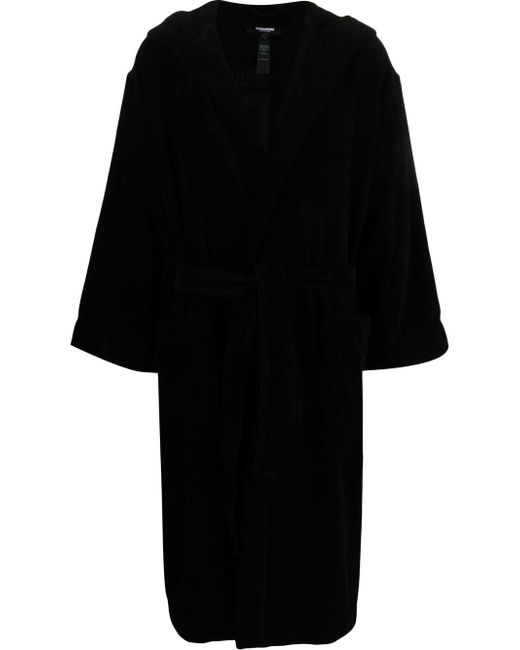 Dsquared2 long-sleeve belted robe
