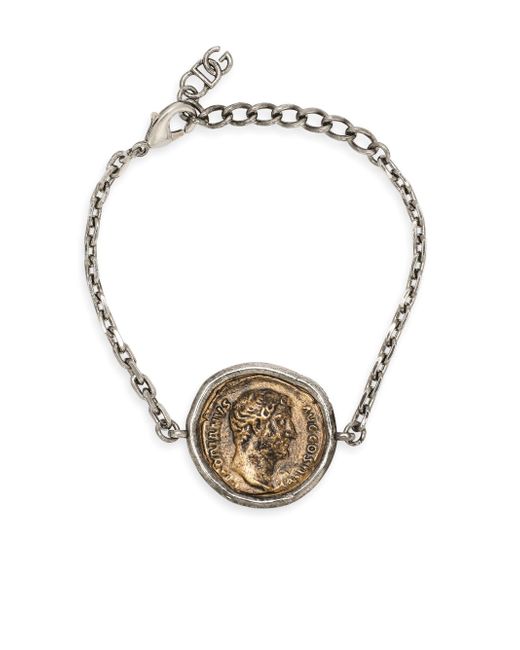 Dolce & Gabbana coin-detail chain bracelet