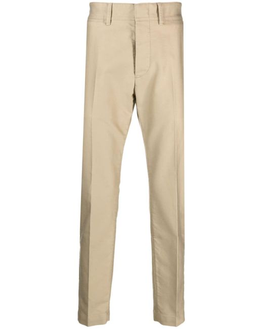 Tom Ford pressed-crease straight-leg tailored trousers