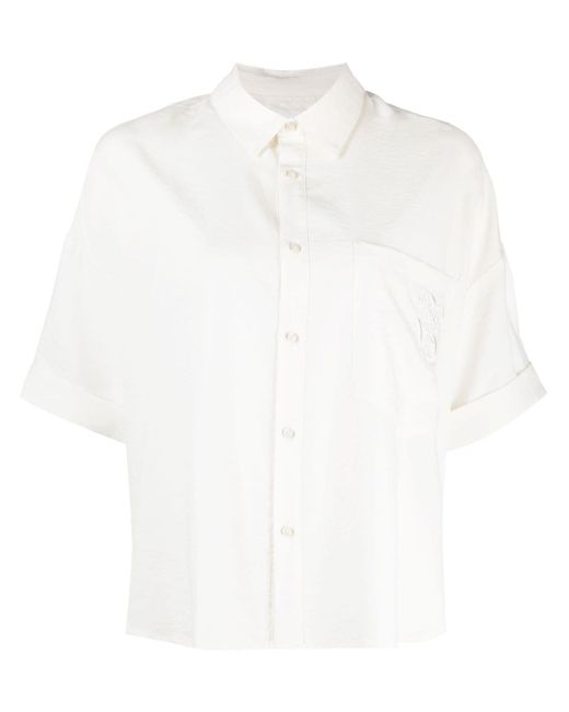 Izzue classic-collar short-sleeve shirt