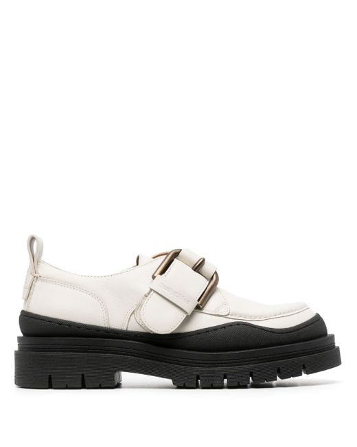 See by Chloé buckled leather loafers
