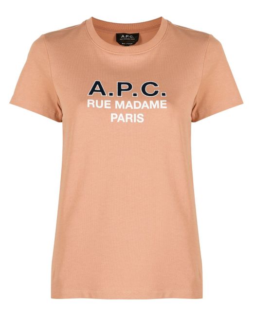 A.P.C. Madame logo-print T-shirt