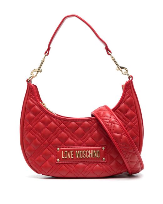 Love Moschino quilted-finish shoulder bag