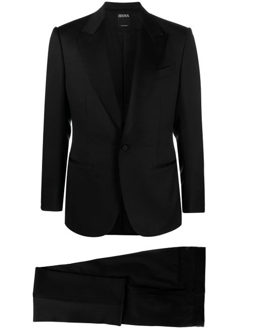 Z Zegna single breasted wool suit
