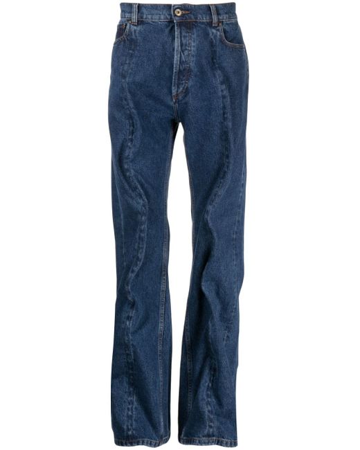 Y / Project Wire wide-leg cotton jeans