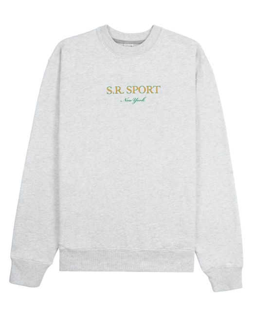 Sporty & Rich Wimbledon logo-print sweatshirt