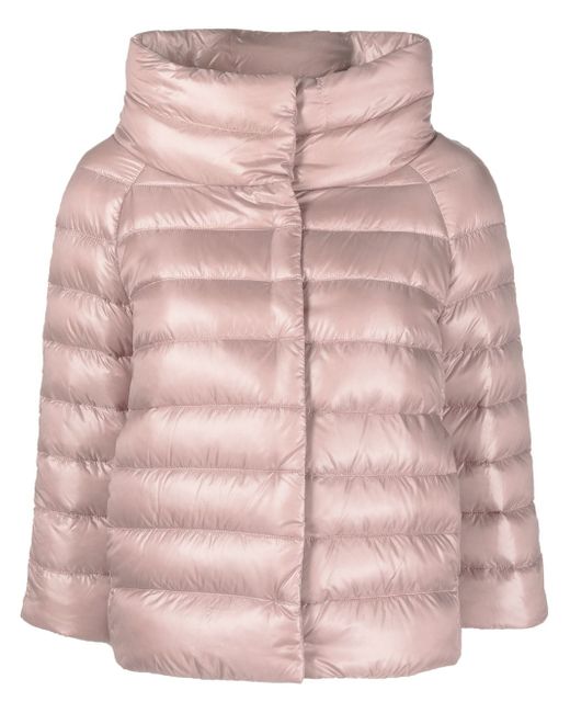 Herno funnel-neck quilted jacket