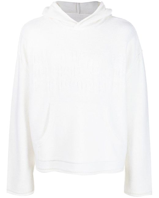 Mm6 Maison Margiela number-motif knitted hoodie