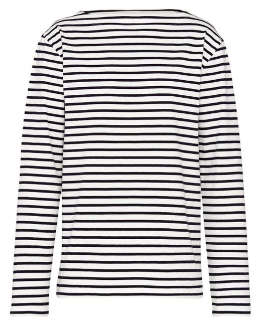 Prada striped long-sleeve T-shirt