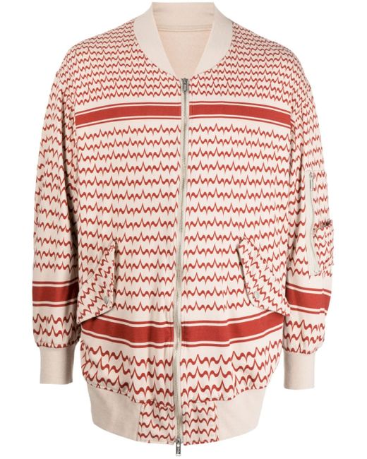 Undercover graphic-print zip-up sweatshirt