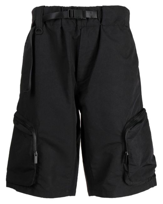 White Mountaineering military buckle-fastening bermuda shorts