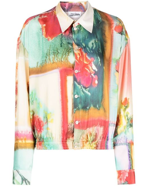 Jean Paul Gaultier abstract-print shirt