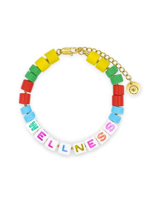 Sporty & Rich Wellness bead-embellished bracelet